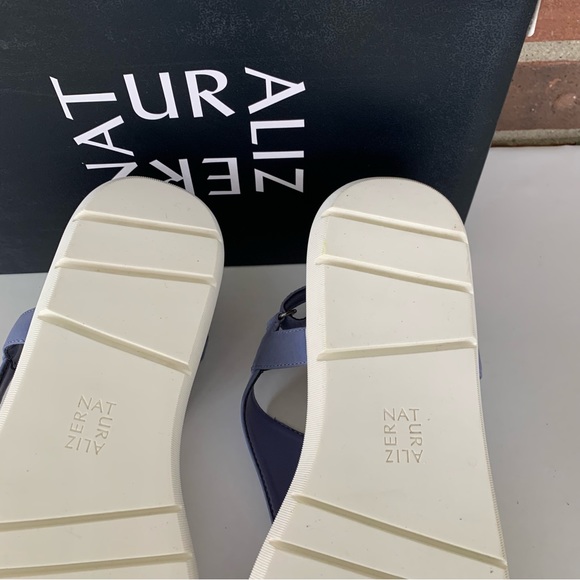 Naturalizer Womens Meghan Faux Leather Slingback Thong Sandals bue US 11 M - Picture 8 of 10